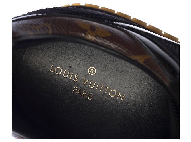 LOUIS VUITTON Schuhe aus braunem Canvas - 103622 - Ansicht 7