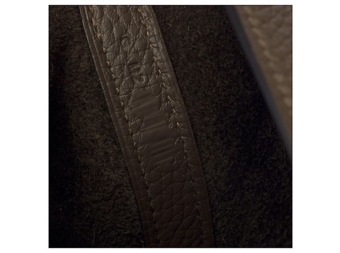 Hermès Borsa HERMES Picotin in Pelle Verde - 103618 - vista 8