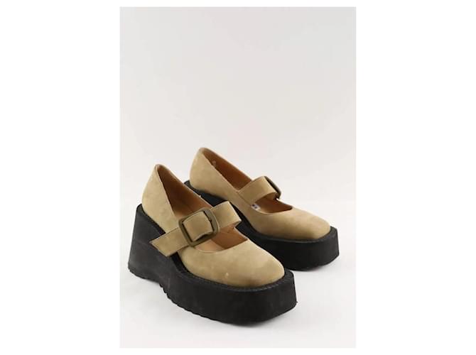 Mm6 Beige Clogs - Ansicht 3