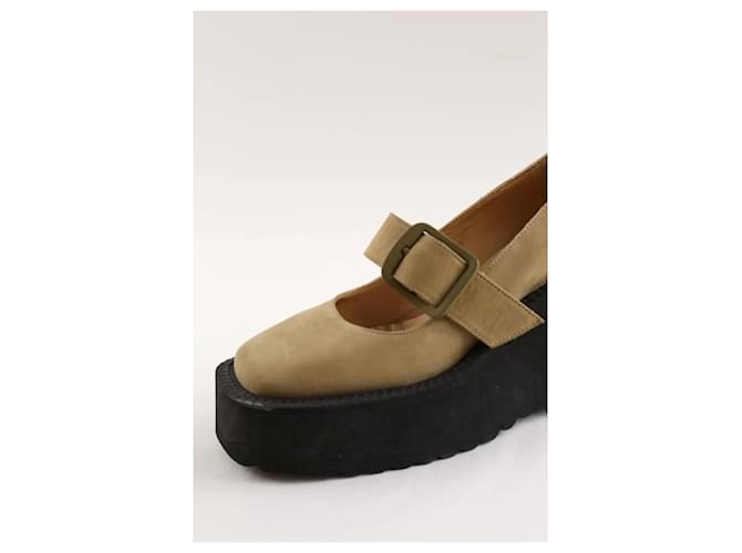 Mm6 Beige Clogs - Ansicht 4