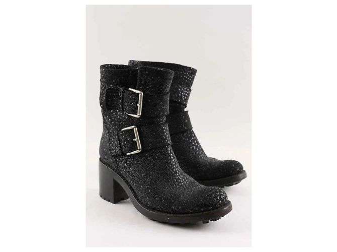 Free Lance Botas negras con hebilla Negro - vista 3