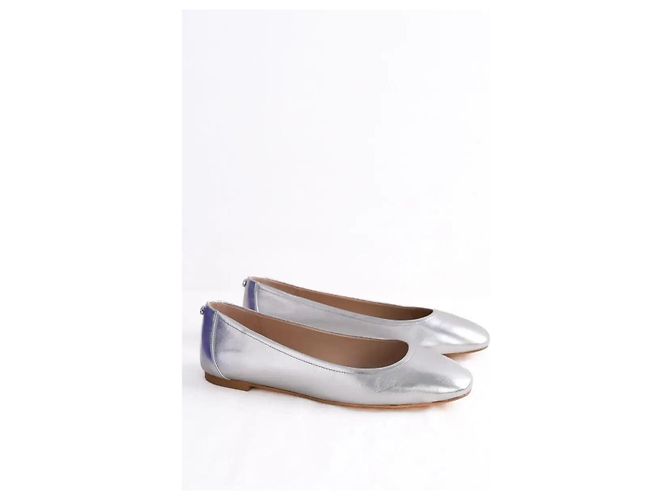 Stuart Weitzman Bailarinas plateadas Plata - vista 3