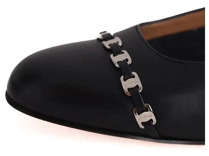 Salvatore Ferragamo Tacchi blu navy - vista 5