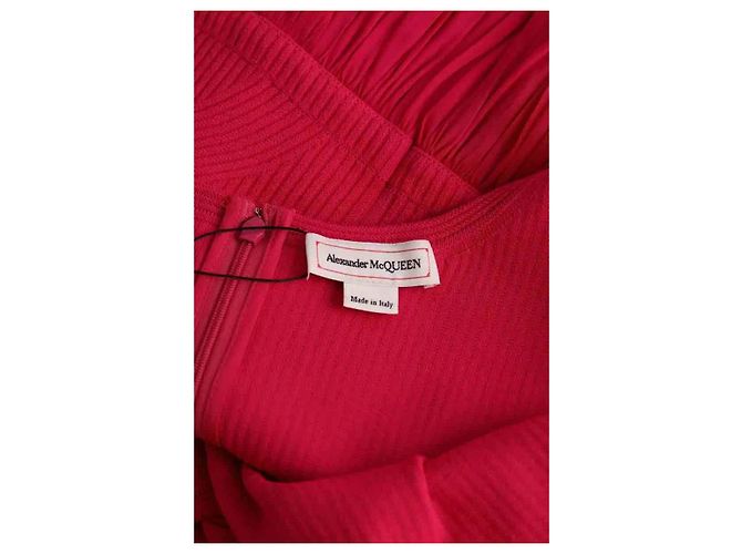Vestido Alexander McQueen Rosa de Viscosa - vista 5