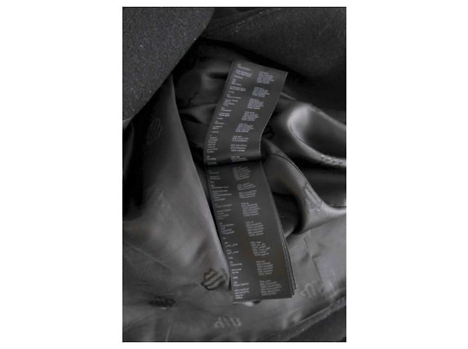 Maje Abrigo peacoat negro - vista 6