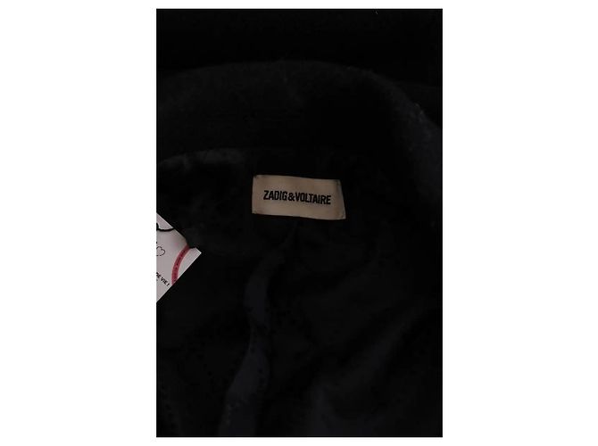 Zadig & Voltaire Casaco peacoat preto - vista 5