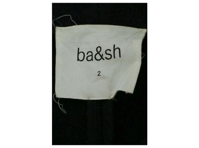 Ba&Sh Abrigo negro - vista 5