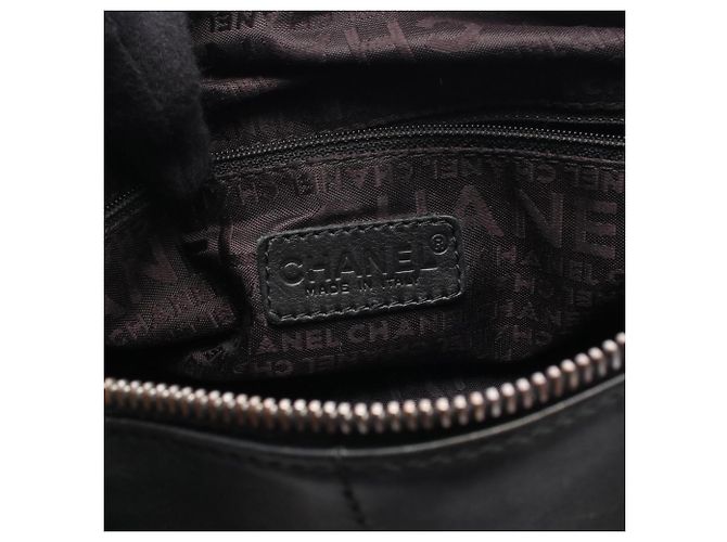 Borsa Tote Chanel Chocolate Bar Nero - vista 4