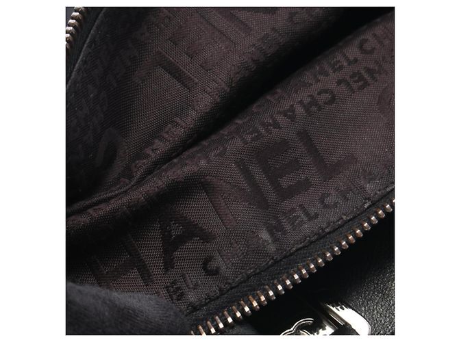Borsa Tote Chanel Chocolate Bar Nero - vista 6
