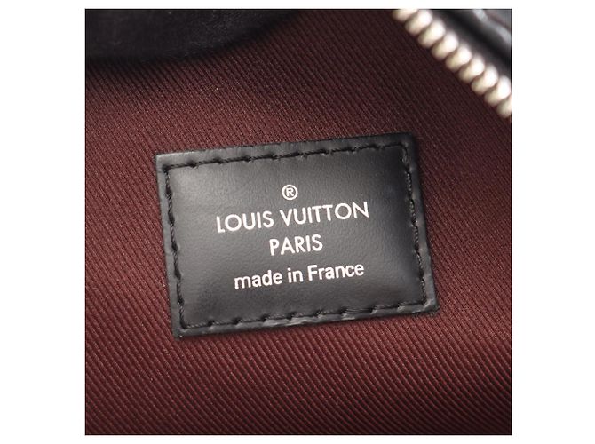 Mochila Louis Vuitton Josh Castaño Negro Monograma - vista 4