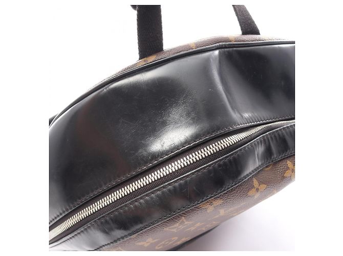 Mochila Louis Vuitton Josh Castaño Negro Monograma - vista 7