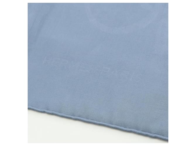 Hermès Sciarpa Hermes Carre 100 in blu - vista 2
