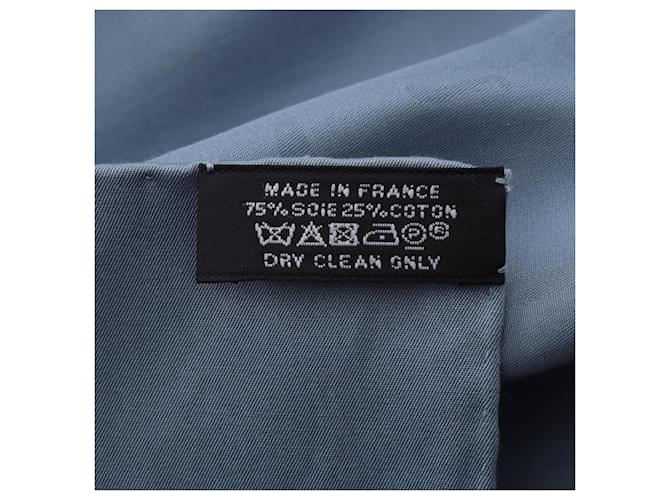 Hermès Sciarpa Hermes Carre 100 in blu - vista 3