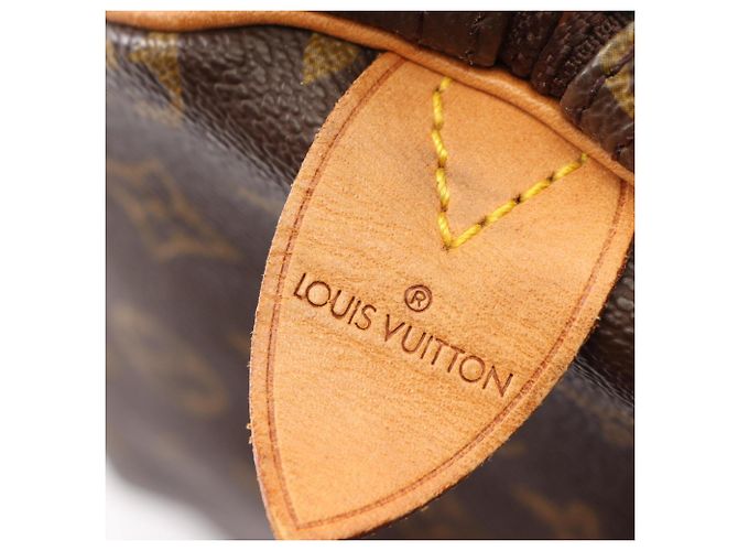 Borsa Boston Louis Vuitton Keepall 50 Monogram Marrone - vista 4