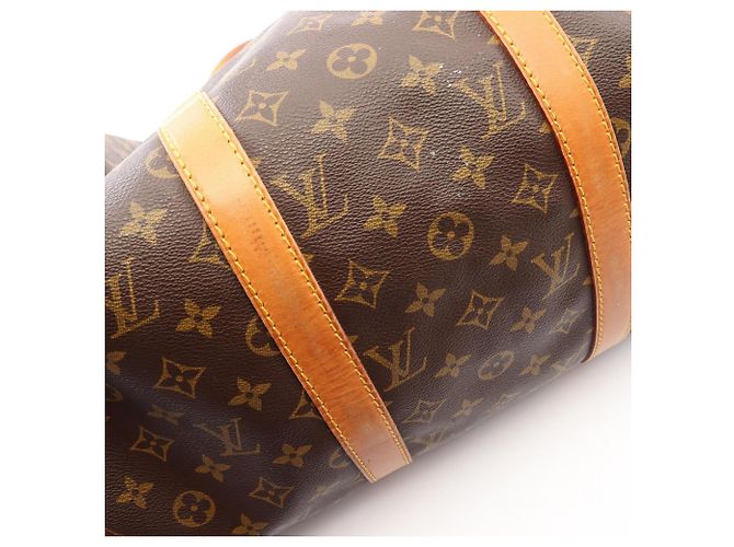 Borsa Boston Louis Vuitton Keepall 50 Monogram Marrone - vista 7