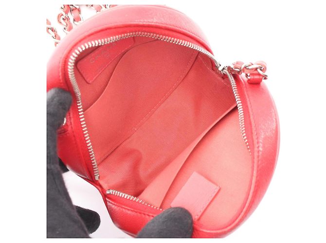 Timeless Borsa a Spalla Rotonda Matelassé Chanel Rosa Rosso - vista 3