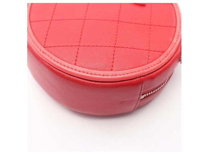 Timeless Borsa a Spalla Rotonda Matelassé Chanel Rosa Rosso - vista 6