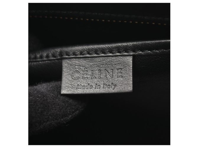 Céline Borsa Celine Luggage Nano Shopper 2-Way Nero - vista 4