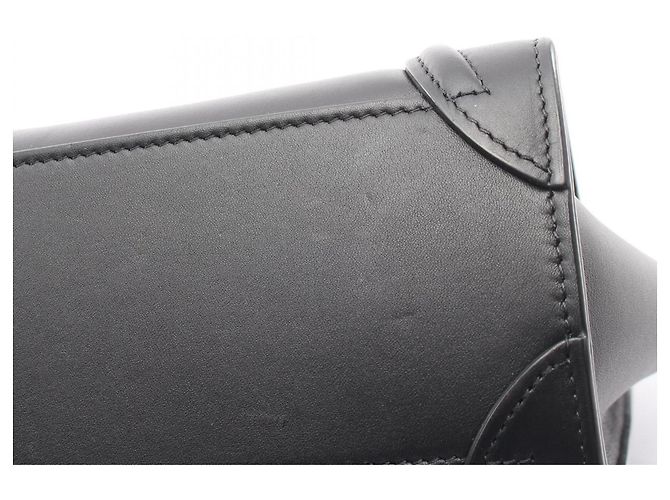 Céline Borsa Celine Luggage Nano Shopper 2-Way Nero - vista 6