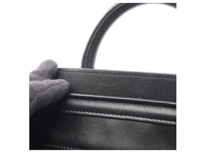 Céline Borsa Celine Luggage Nano Shopper 2-Way Nero - vista 8