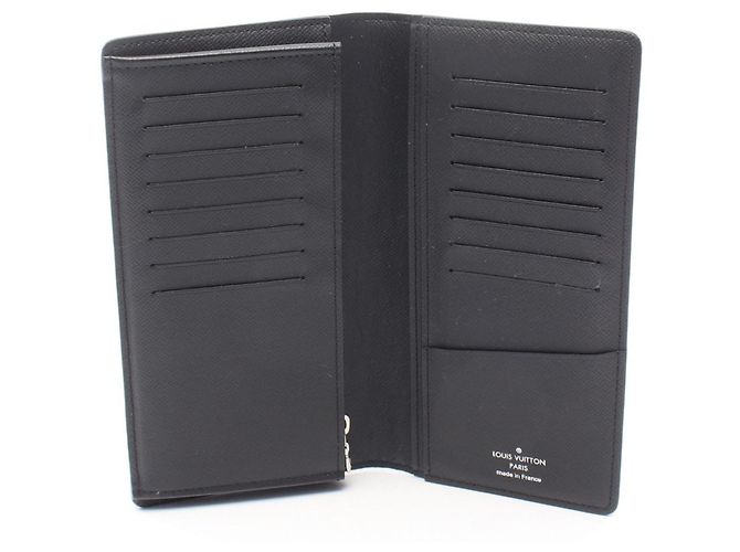 Louis Vuitton Portefeuille Brazza Damier Graphite Bi-fold Long Wallet Black - view 3