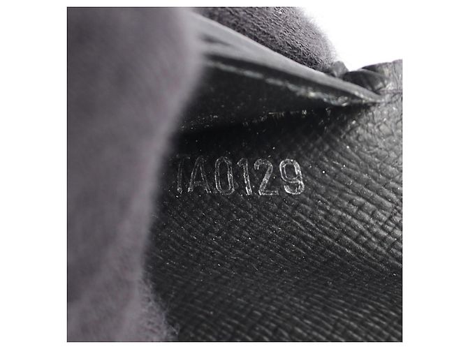 Louis Vuitton Portefeuille Brazza Damier Graphite Bi-fold Long Wallet Black - view 6