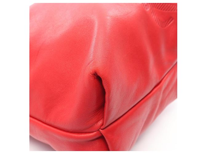 Borsa a tracolla con coulisse Loewe Anagram Rosso - vista 5