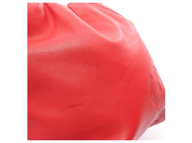 Borsa a tracolla con coulisse Loewe Anagram Rosso - vista 7