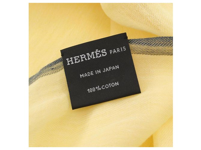 Hermès Stola Hermes NAOSHIMA in giallo - vista 3