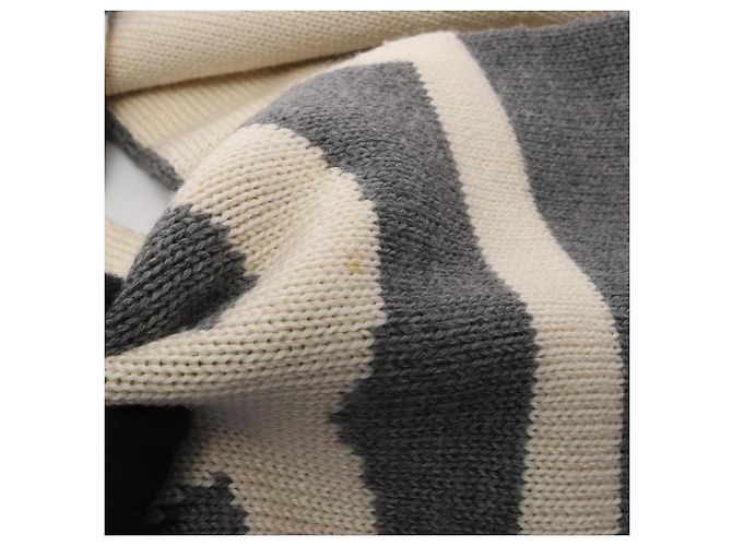 Pañuelo Chanel Coco Mark Castaño Blanco - vista 5