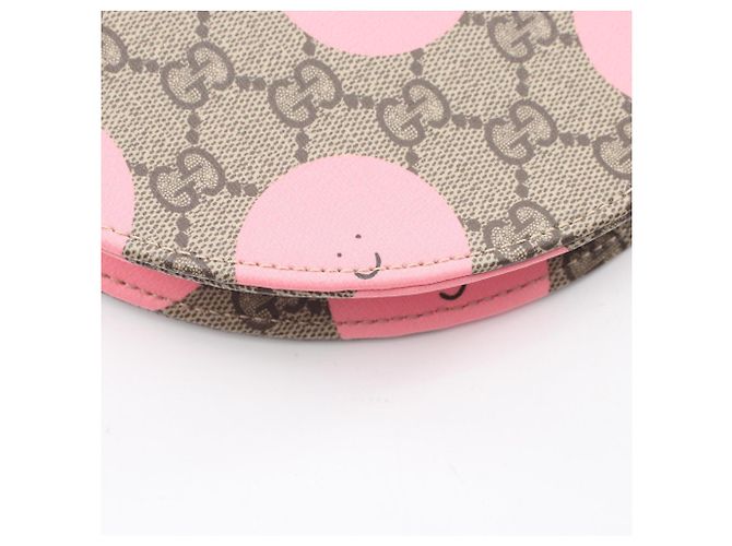 Borsa Gucci GG Supreme per bambini Rosa Beige Giallo - vista 6