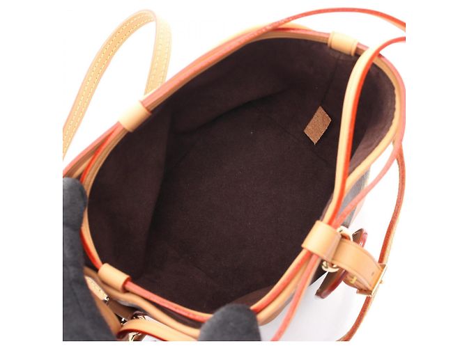 Noe Borsa a Spalla Louis Vuitton Noé Monogram Marrone Monogramma - vista 3