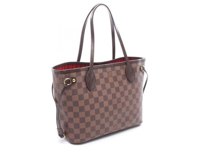Borsa Tote Louis Vuitton Neverfull PM Marrone Damier ebene - vista 2