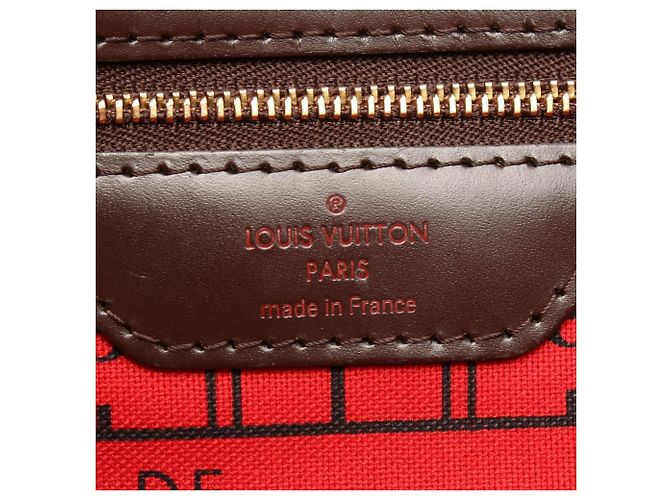 Borsa Tote Louis Vuitton Neverfull PM Marrone Damier ebene - vista 4