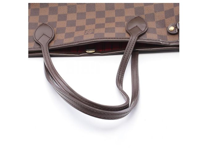 Borsa Tote Louis Vuitton Neverfull PM Marrone Damier ebene - vista 6