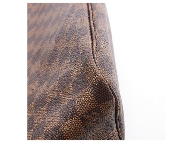 Borsa Tote Louis Vuitton Neverfull PM Marrone Damier ebene - vista 7