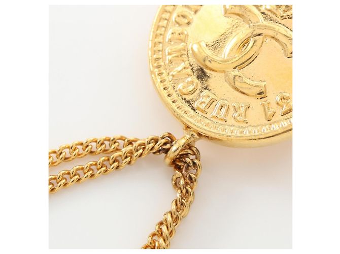 Spilla Chanel placcata oro D'oro - vista 6