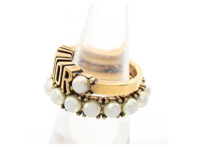 Set di 2 anelli Christian Dior J'ADIOR Bianco D'oro - vista 2