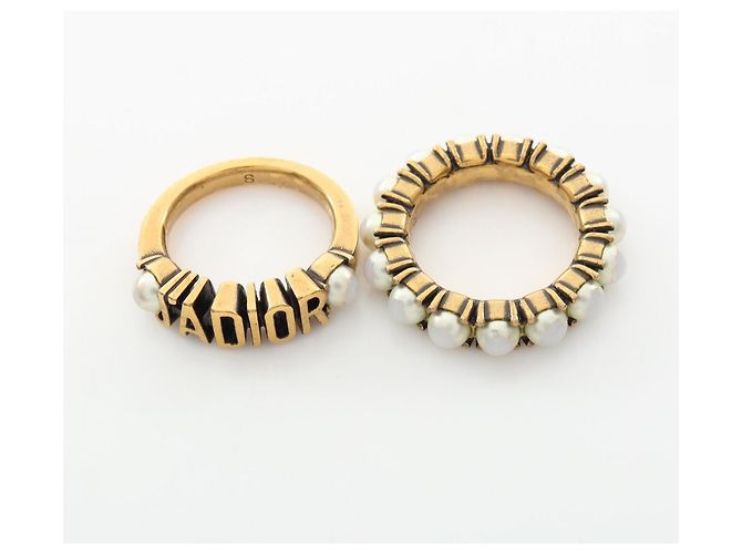 Set di 2 anelli Christian Dior J'ADIOR Bianco D'oro - vista 7