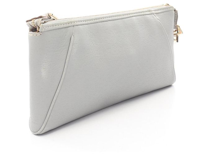 Borsa a tracolla Salvatore Ferragamo Gancini Blu - vista 2