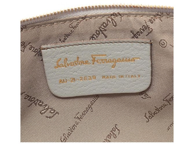 Borsa a tracolla Salvatore Ferragamo Gancini Blu - vista 4