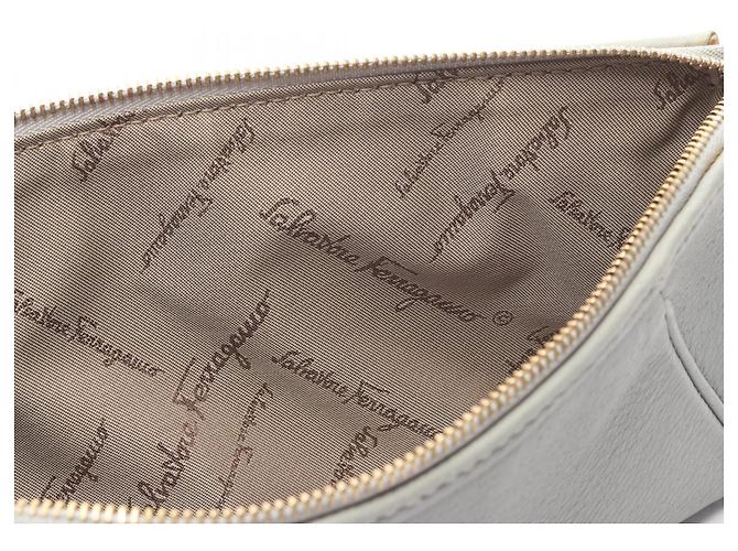 Borsa a tracolla Salvatore Ferragamo Gancini Blu - vista 9