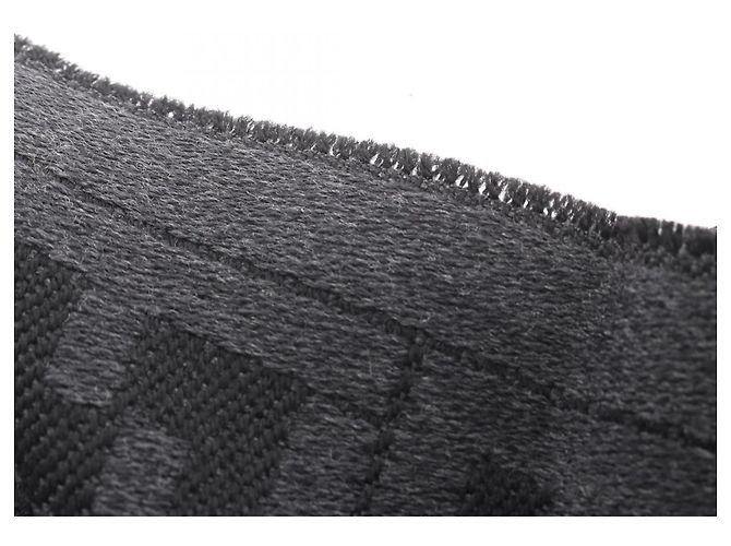 Stola in lana Fendi - Nero e Grigio Marrone - vista 5
