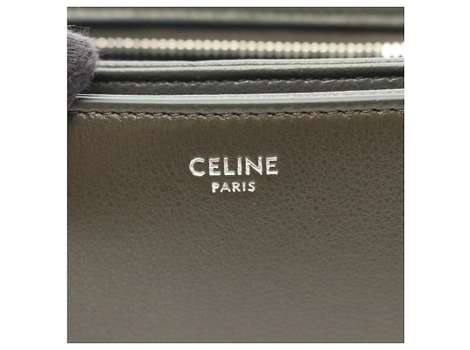 Céline Borsa a tracolla Celine Small Buzas Strap Triomphe Verde - vista 4
