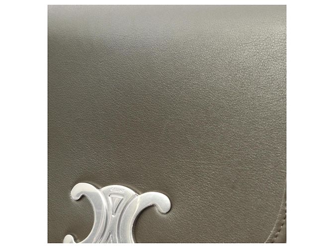 Céline Borsa a tracolla Celine Small Buzas Strap Triomphe Verde - vista 6