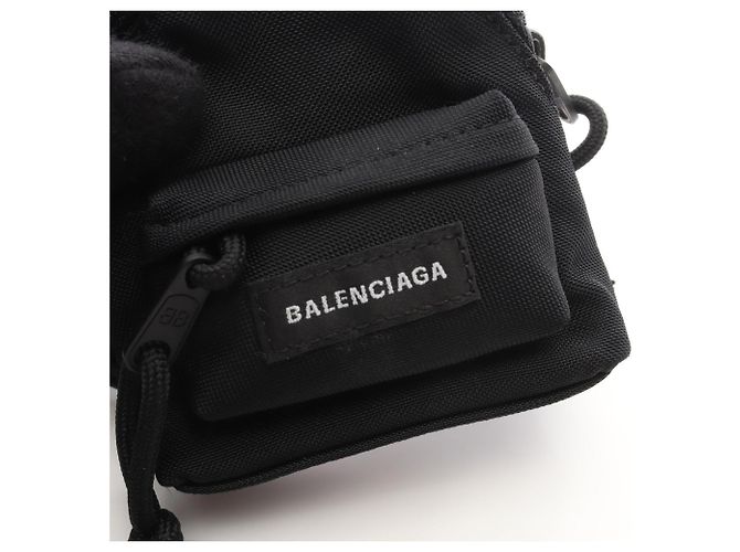 Balenciaga Micro Backpack Charm in Schwarz - Ansicht 4