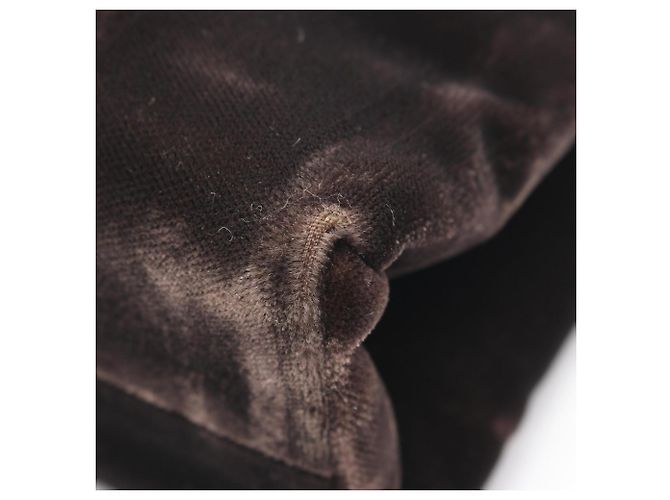 Borsa Prada VELLUTO FIBBIE Marrone - vista 5