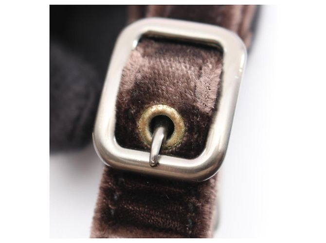 Borsa Prada VELLUTO FIBBIE Marrone - vista 9