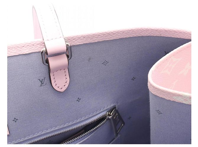 Borsa Tote Louis Vuitton OnTheGo GM LV Escale Pastel Rosa Multicolore - vista 9