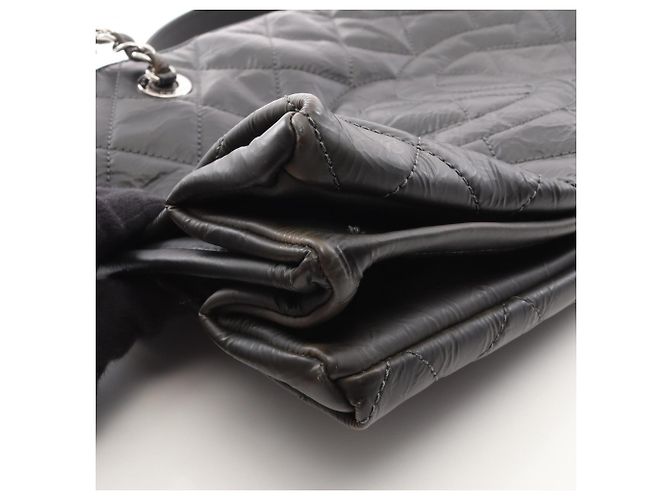 Borsa Tote Chanel Matelassé in pelle nera Nero - vista 12